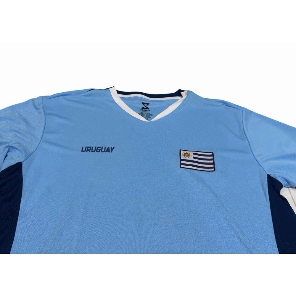 URUGUAY Soccer Jersey Men 2XL Striker Light Blue Football Shirt Copa America NWT